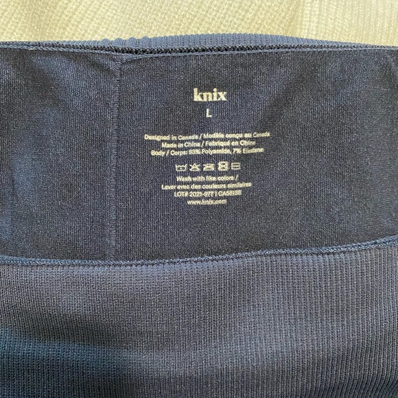 NWOT Knix Good to Go Seamless Legging in Twilight Navy - Picture 2 of 4